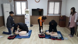 화순소방서, 응급상황 가정한 실습교육 실시... (주)신아 에이치에스 직원 대상 실시
