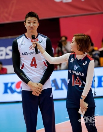 [포토뉴스] 신영석, 남자부 팬투표 1위