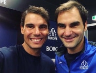 라파엘 나달-로저 페더러, 테니스 전설의 훈훈 투샷 눈이 호강