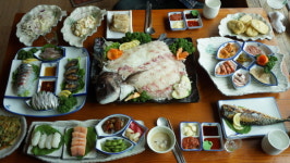 서귀포중문관광단지맛집 대포동산횟집, 설 연휴 앞두고 푸짐한 자연산 회 선보여