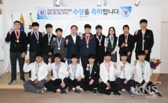 안양시, 경기도 기능경기대회 수상자 초청 격려