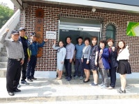 경산시, 치매  보듬마을 현판식 가져