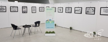 안양시립삼덕도서관, 평촌경영고 젠탱글 아트 전시회 열어