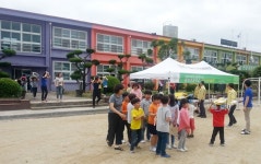 담양군, 민방위의 날 금성초교서 지진 대피훈련