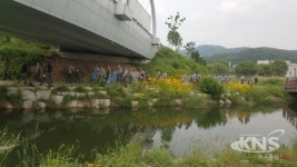 용인시 포곡읍, 민관군 함께 하천변‧상가 대청소 실시