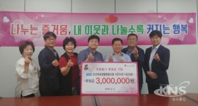 오산의료생활협동조합,  신장동에 성금기탁