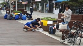 주민과 함께하는 청라 문화공원 항아리화분 그림그리기 사업 완료