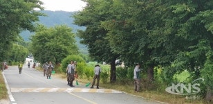 육군 2161부대, 청안면 일원 환경정화활동 펼쳐