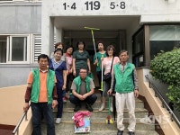 부산 사하구 다대2동 왕클린 봉사대, 봉사 실시