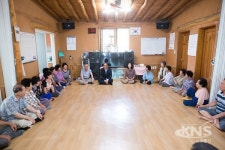 장세용 구미시장, 무더위 쉼터 어르신들 격려