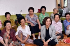 은수미 성남시장, 경로당 방문등  폭염 상황 꼼꼼히 챙겨