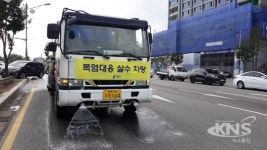 용인시, 재난 수준 폭염 맞서 공공장소에 얼음 비치