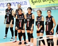 [포토] 경기시작전 선수소개중인, 대구시청