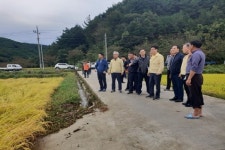 송도근 사천시장, 6일 태풍 피해 현장 긴급점검