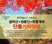 광주송정역, 2박3일 가을날의 추억을 위해 떠나는 관광열차 운영