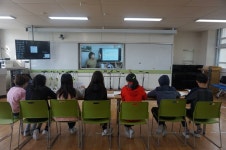 무안 청계남초, 화상수업으로 만나는 학교 밖 선생님