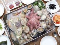 거제도 일출명소 여행,  해미촌 해물철판전골 생생이 해물갈비찜으로 맛집 투어