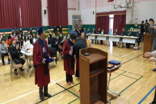 통영시, 8일 사량중학교 졸업생 시장 표창패 수여