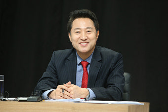 [포토뉴스] 유튜브 토론회 참석한 오세훈 당 대표 후보
