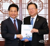 전동평 영암군수, 국비확보 위해 김부겸 행안부 장관 간담