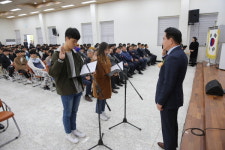 거창군, 한국승강기대학교 입학식 개최