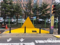 용인시 동백동, 주민자치위서 어린이 안전 위해 옐로카펫 설치