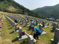 원자력환경공단, 영천 호국원 묘역 정화활동 펼쳐
