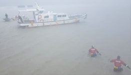 완도해경, 어란항 앞 해상 9톤 기상악화 속  선박 좌주 신속구조