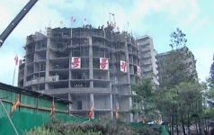 北, 여명거리 건설장 건물 20여시간에 한 층씩