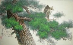 그리다.매봉민화 | 신윤복의 [소나무와 매]