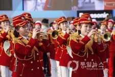 강릉에 울려 퍼진 반갑습니다