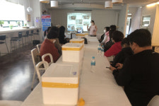 내고향만들기공동체, 북녘 음식 꼬리떡 만들기 진행