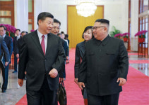 김정은, 시진핑에 답전..'두당, 두나라 전략적 관계 강화발전할 것'