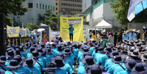 자주평화통일 위해서는 민주노총과 한국노총이 따로 없다