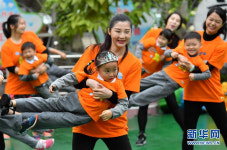광시 유치원의 ‘가족운동회’, 귀요미 천사들의 즐거운 하루