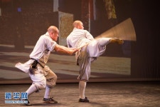 텔아비브서 중국-이스라엘 수교 25주년 기념 소림무술 공연 개최