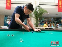 중국 구슬치기 선수권대회 개막, 선수들의 화려한 ‘손가락 신공’