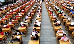 장쑤 둥하이, 500명 학생들이 함께하는 ‘주판속셈 수업’