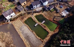 장시의 자연 산촌마을 항공촬영…“무릉도원이로다!”