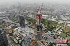 중국 청두에서 가장 높은 건물, ‘수펑 468 타워’의 웅장함