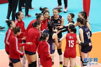 中, 세계 여자 배구 선수권대회서 케냐팀 꺽어…8연패 대기록