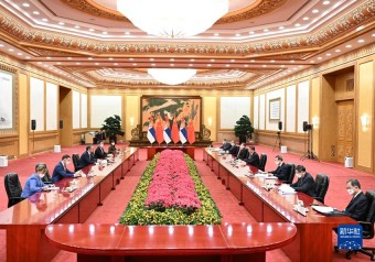 시진핑 주석, 알렉산다르 부치치 세르비아 대통령과 회담