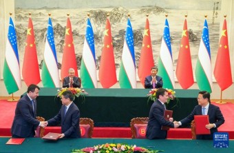시진핑 주석, 샤브카트 미르지요예프 우즈베키스탄 대통령과 회담
