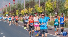 ‘해발 3650m’서 열린 2024 라싸 하프코스 마라톤 대회