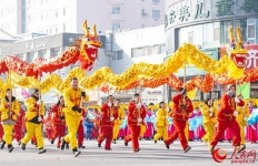 신장 창지, 정월대보름 전통 민속놀이 공연 펼쳐져