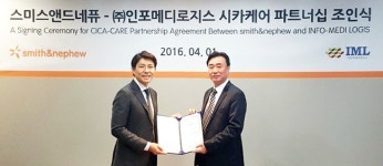 스미스앤드네퓨, 흉터개선제 ‘시카케어’ 판권계약 체결