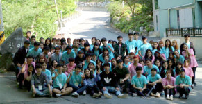 의대생 100명, 대전 한마음의 집에서 봉사캠프