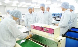 류영진 식약처장, 수액세트 제조현장 점검