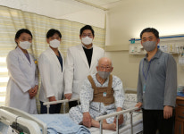 중앙대병원, 100세 환자에 폐암 절제술 성공