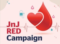 얀센, 헌혈자의 날 기념 JnJ 레드 캠페인 진행